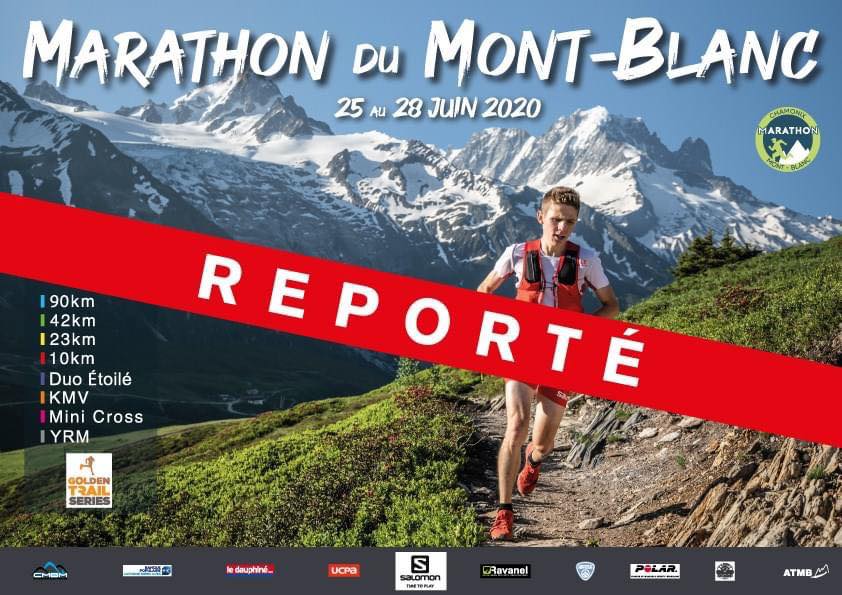 mont-blanc marathon2020　90㎞TrailRunning postponed　延期