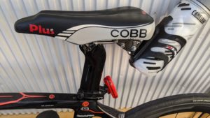 後輪ホイール、ブレーキパッドが擦っている